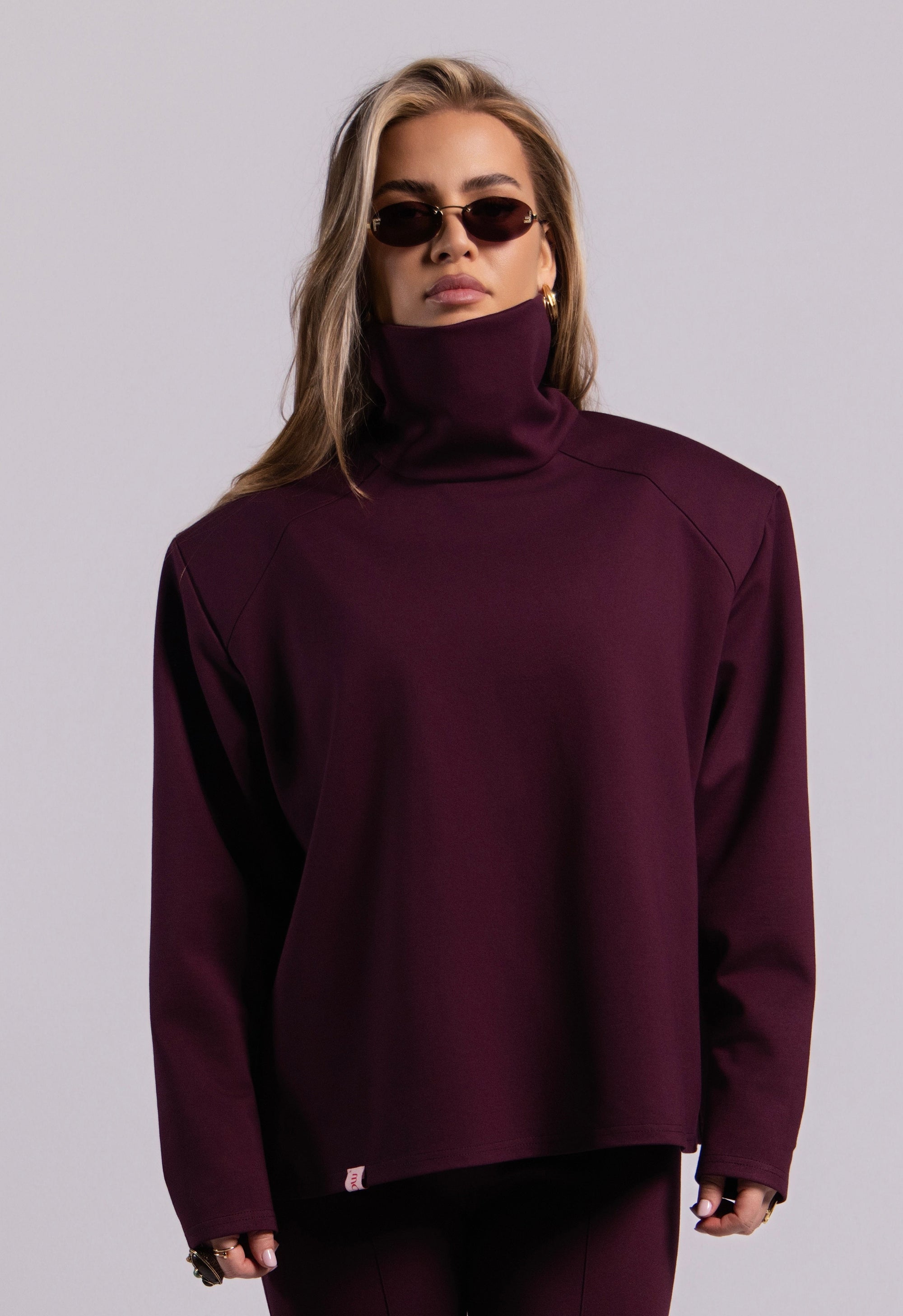 Elsa Turtleneck - Burgundy