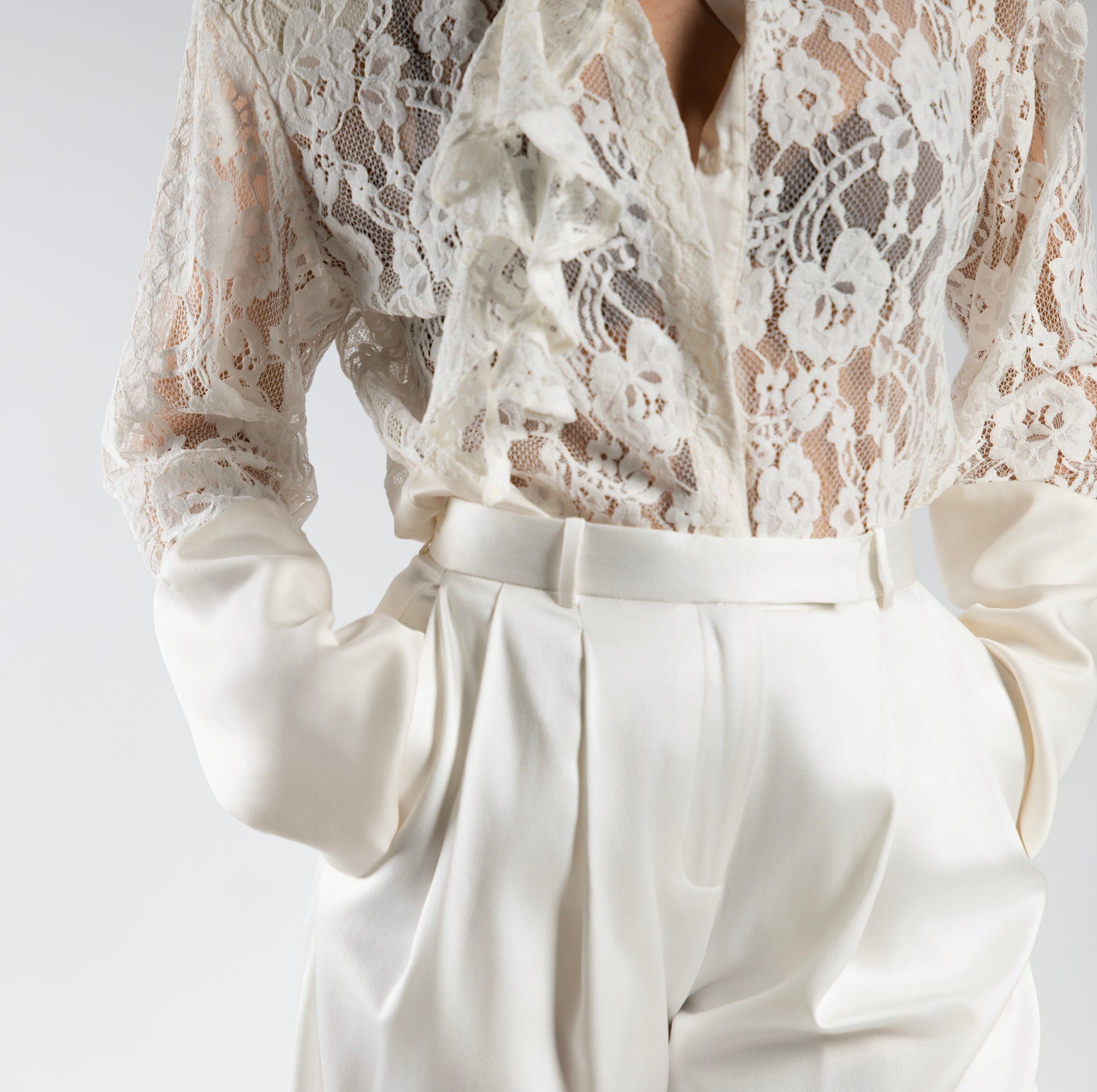 Taglio Perfetto (Cream) - Pants
