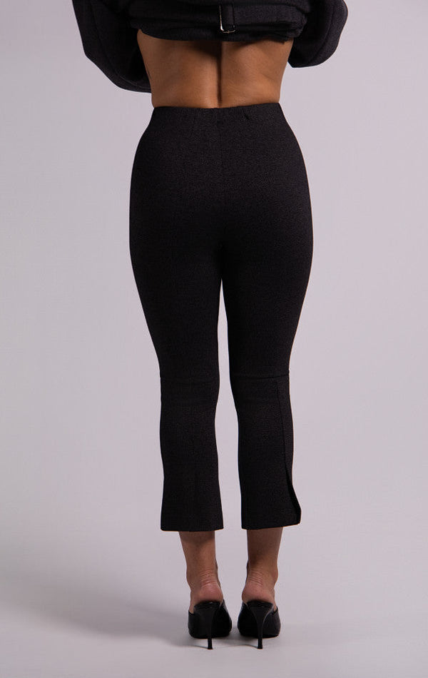 Elsa long capris - Speckled Gray