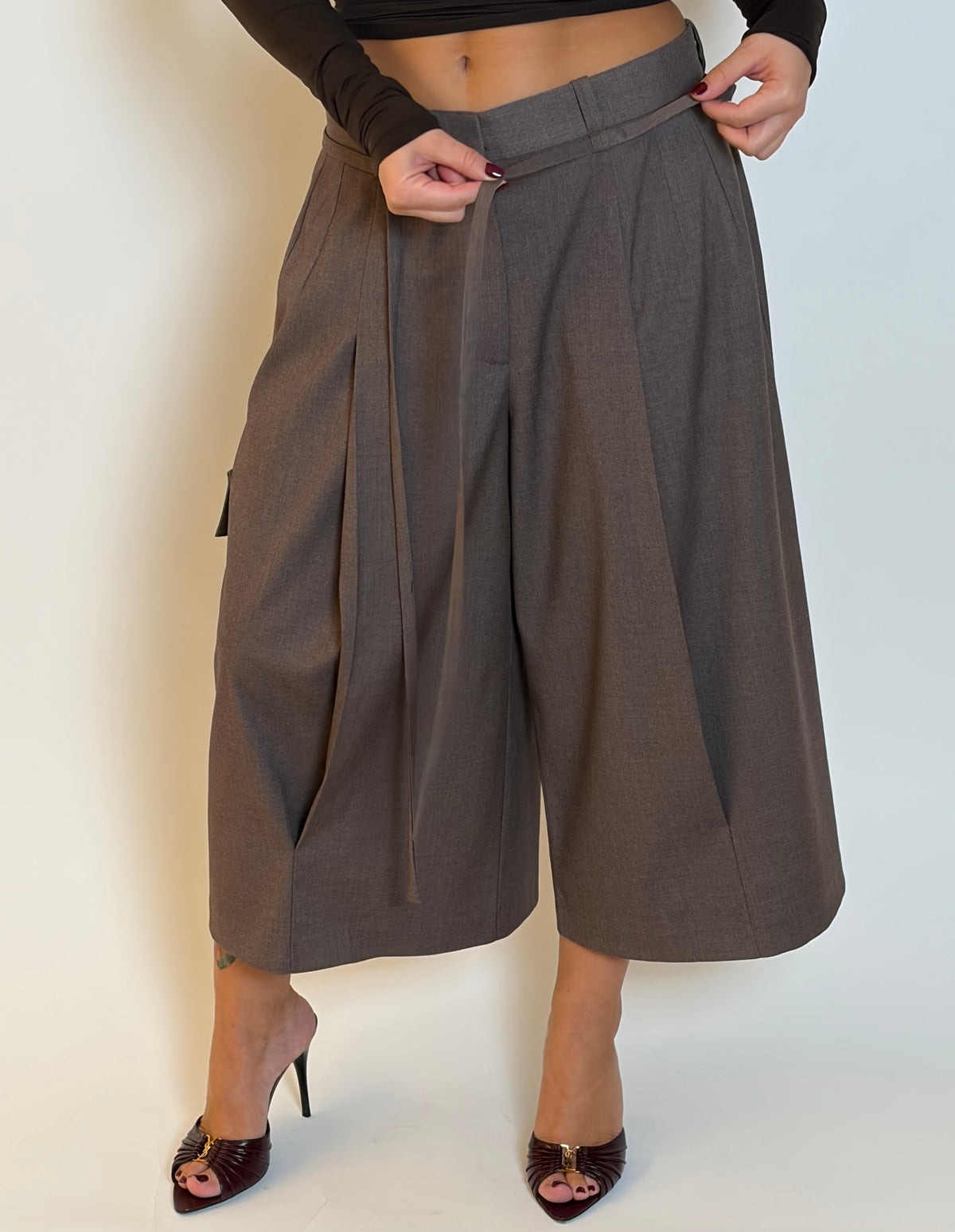 Drop (Brown) - Bermudas