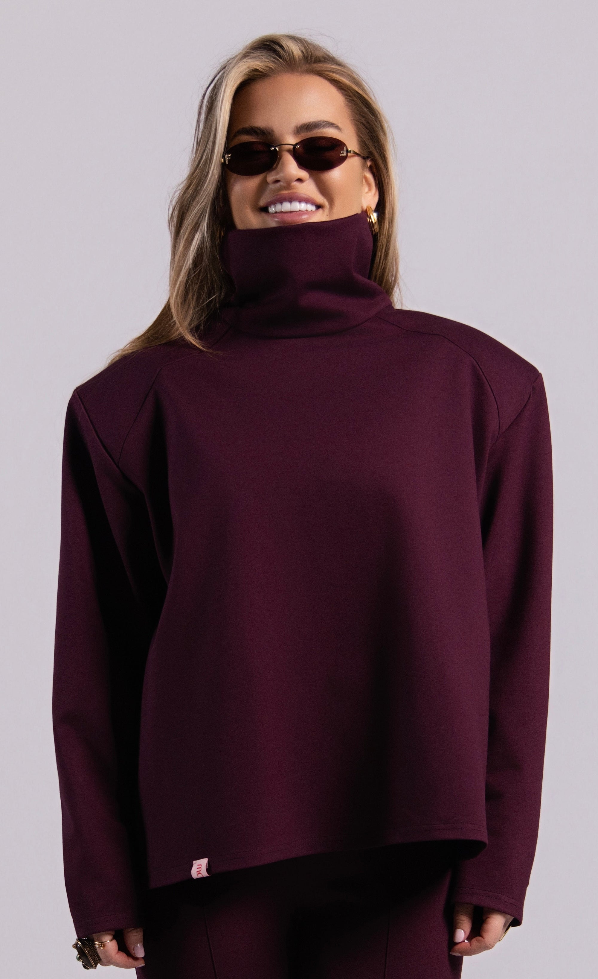 Elsa Turtleneck - Burgundy