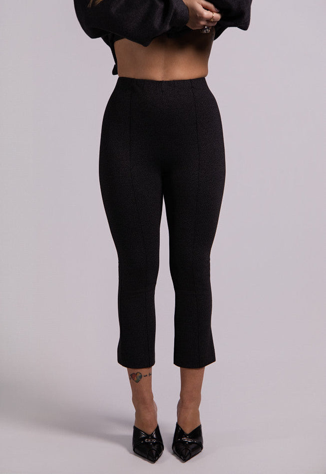 Elsa long capris - Speckled Gray