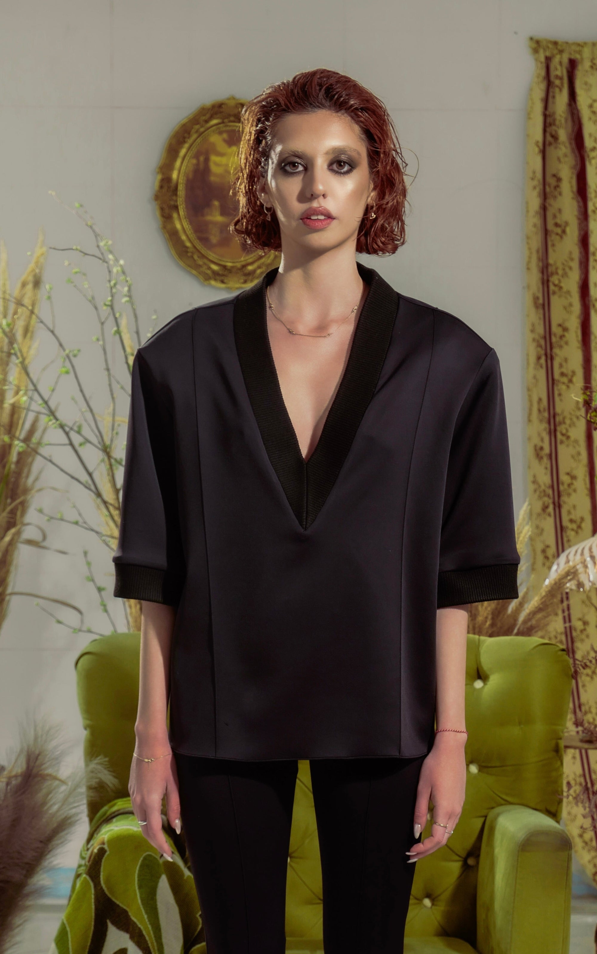 La V Drammatica (Black) - Top