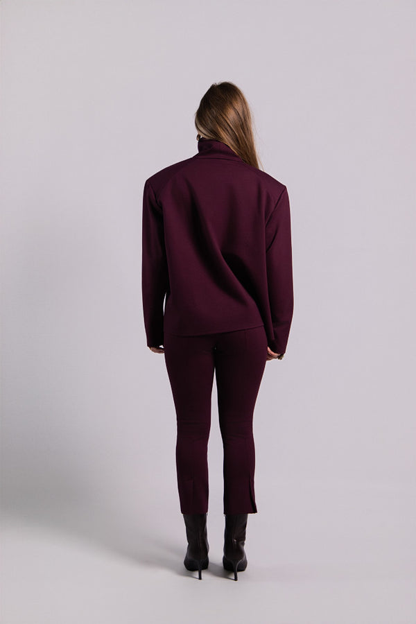Elsa long capris - Burgundy