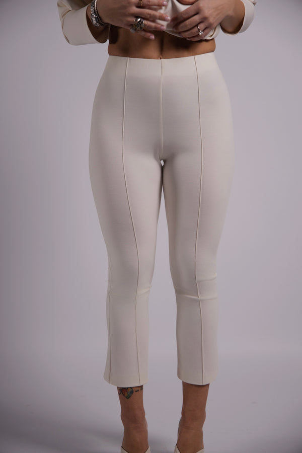 Elsa long capris - Cream